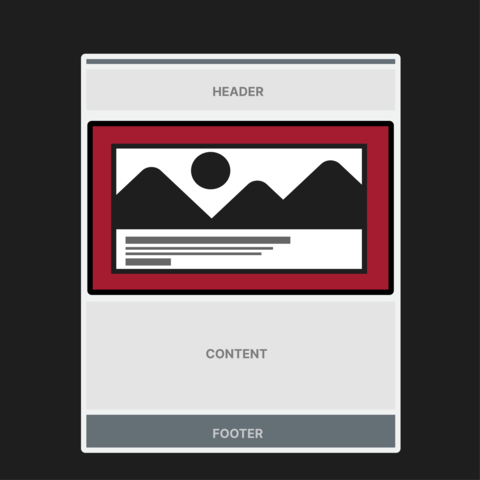 Hero component in page layout